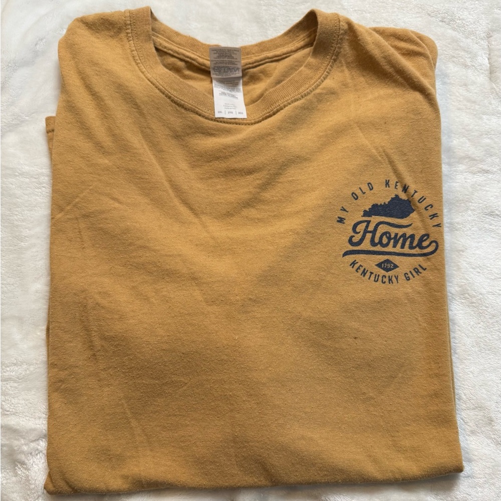 Gildan Heavy Cotton Mustard  Kentucky T-Shirt